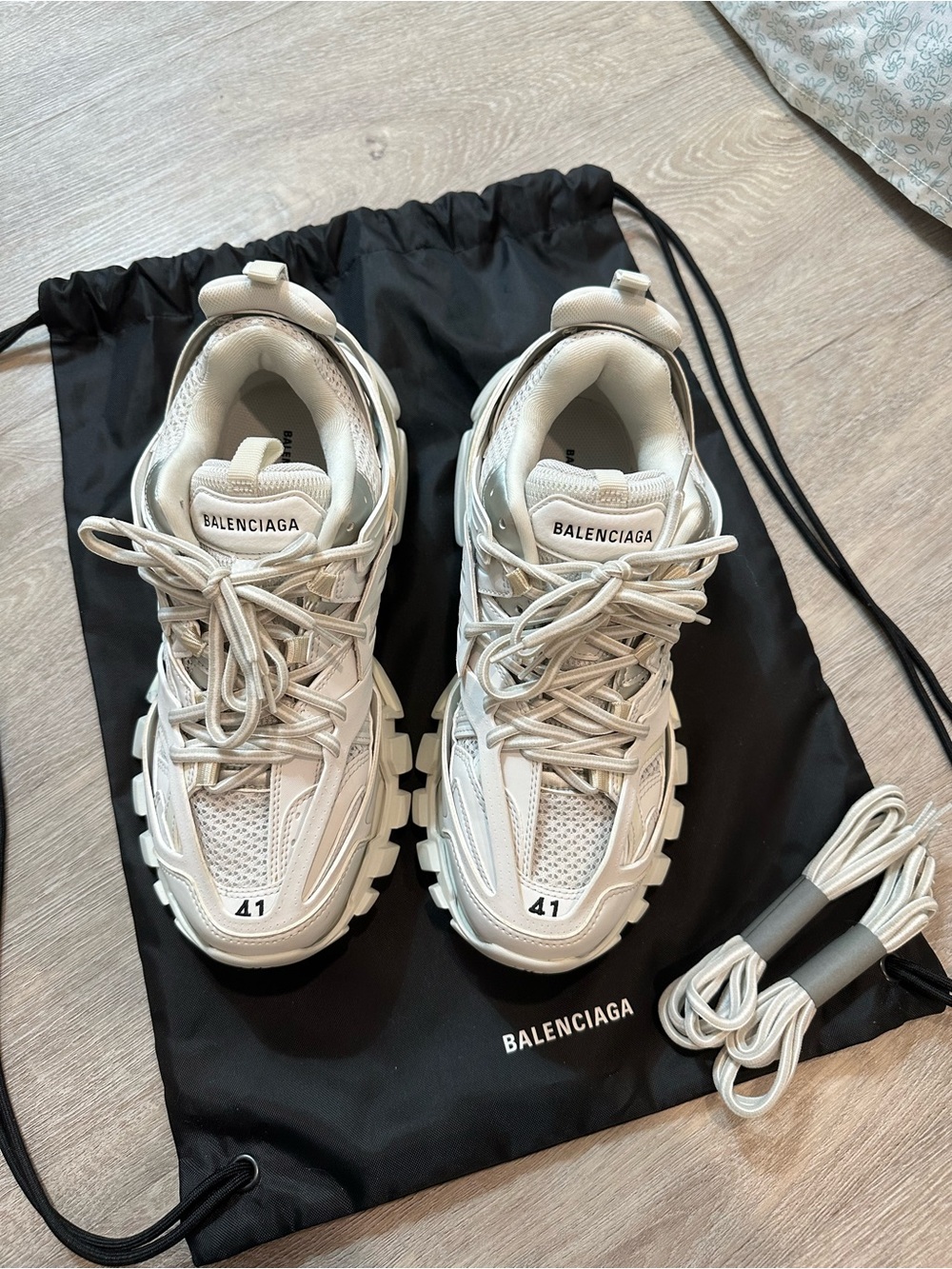 Balenciaga Track Sneaker in White Mesh and Nylon Size EU41 / US Men 8